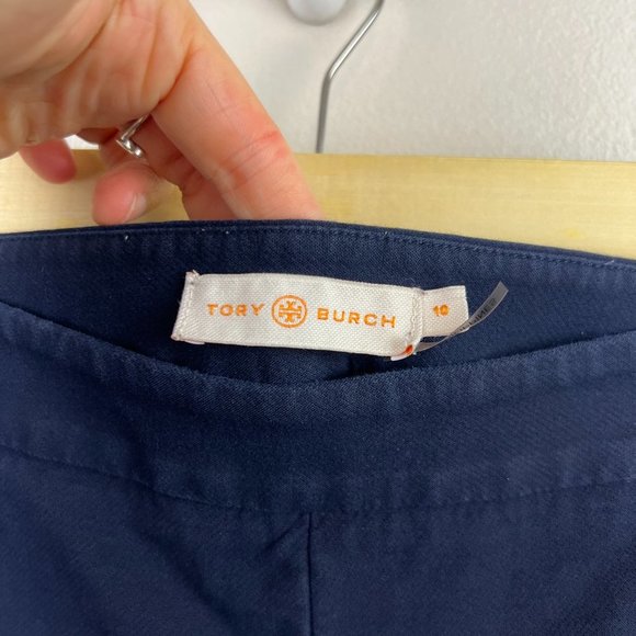Tory Burch Navy Blue Trousers - Picture 3 of 8